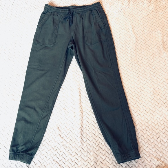 Athleta Forest Green Drawstring Jogger Pants Women's Size M - Picture 2 of 12